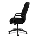 HON Pillow-Soft 2090 Series Executive High-Back Swivel/Tilt Chair, Supports Up to 300 lb, 17" to 21" Seat Height, Black