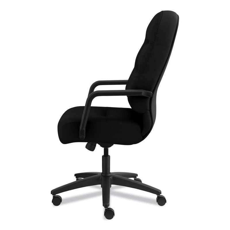 HON Pillow-Soft 2090 Series Executive High-Back Swivel/Tilt Chair, Supports Up to 300 lb, 17" to 21" Seat Height, Black