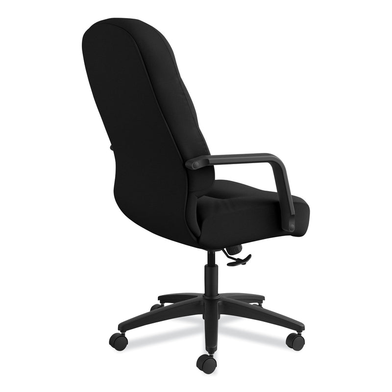 HON Pillow-Soft 2090 Series Executive High-Back Swivel/Tilt Chair, Supports Up to 300 lb, 17" to 21" Seat Height, Black