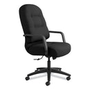 HON Pillow-Soft 2090 Series Executive High-Back Swivel/Tilt Chair, Supports Up to 300 lb, 17" to 21" Seat Height, Black