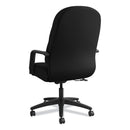 HON Pillow-Soft 2090 Series Executive High-Back Swivel/Tilt Chair, Supports Up to 300 lb, 17" to 21" Seat Height, Black