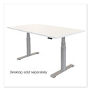 Fellowes Cambio Height Adjustable Desk Base, 72" x 30" x 24.75" to 50.25", Silver