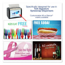 Tork Xpressnap Interfold Dispenser Napkins, 2-Ply, 6.5" x 8.5", White, 6000/Carton