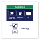Tork Cleaning Cloth, 12.6 x 10, White, 500 Wipes/Carton