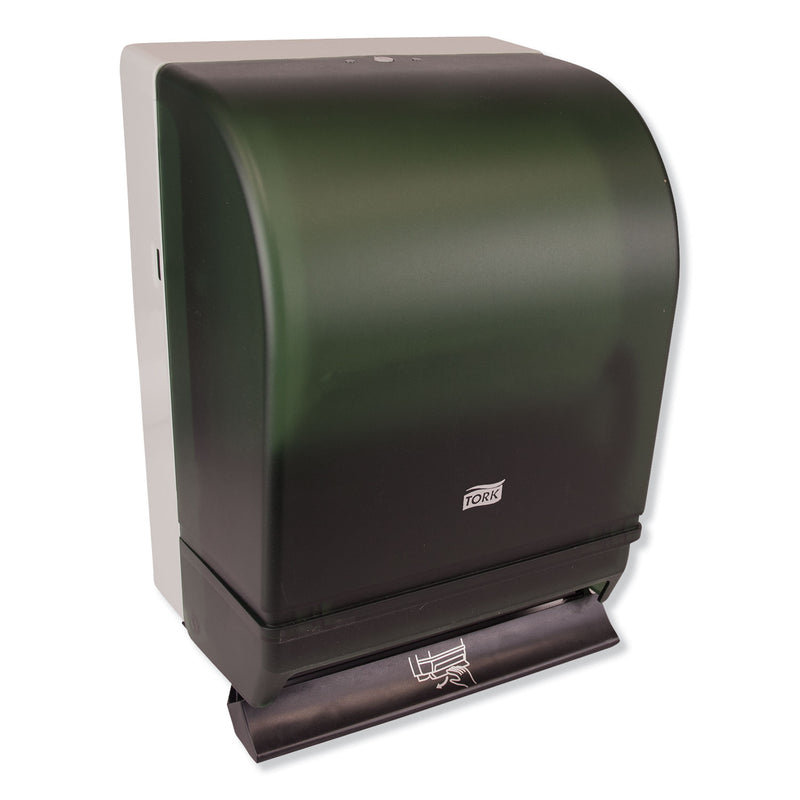 Tork Hand Towel Roll Dispenser Push Bar, 10.5 x 8.75 x 15.75, Smoke/Gray