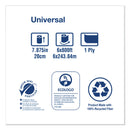 Tork Universal Hand Towel Roll, 7.88" x 800 ft, Natural, 6 Rolls/Carton
