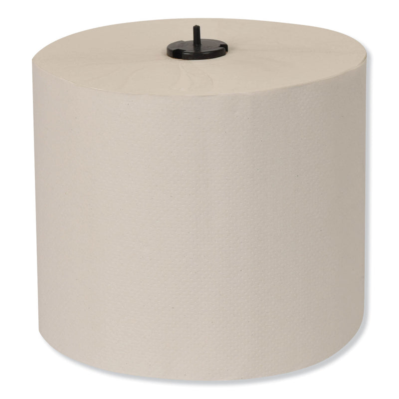 Tork Basic Paper Wiper Roll Towel, 7.68" x 1,150 ft, White, 4 Rolls/Carton