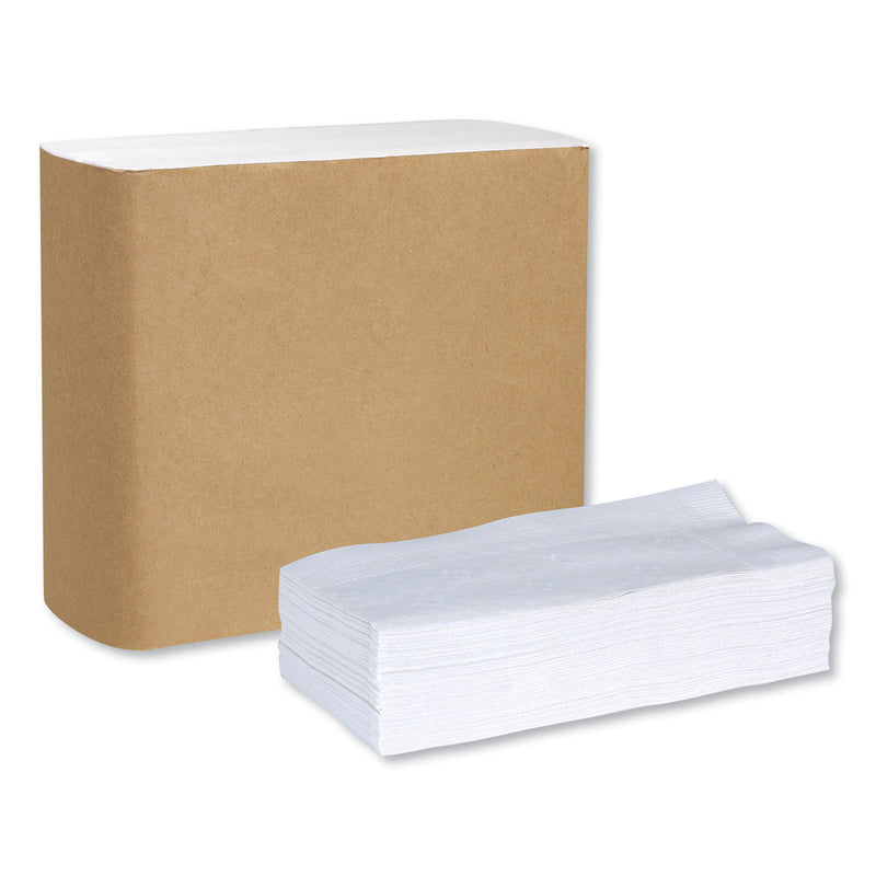 Tork Universal Dinner Napkins, 1-Ply, 15" x 17", 1/8 Fold, White, 3000/Carton