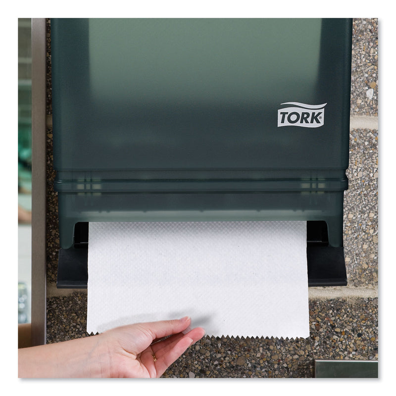 Tork Hand Towel Roll Dispenser Push Bar, 10.5 x 8.75 x 15.75, Smoke/Gray