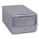 Tork Masterfold Napkin Dispenser, 7.63 x 11.75 x 5.63, Brushed Steel