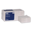 Tork Universal Luncheon Napkins, 1-Ply, 13" x 11.5", 1/4 Fold, Poly-Pack, White 6000/Carton