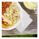 Tork Universal Luncheon Napkins, 1-Ply, 13" x 11.5", 1/4 Fold, Poly-Pack, White 6000/Carton