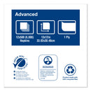 Tork Advanced Soft Minifold Dispenser Napkins, 1-Ply,13" x 12", Natural, 6000/Carton