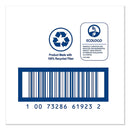 Tork Universal Dinner Napkins, 1-Ply, 15" x 17", 1/8 Fold, White, 3000/Carton