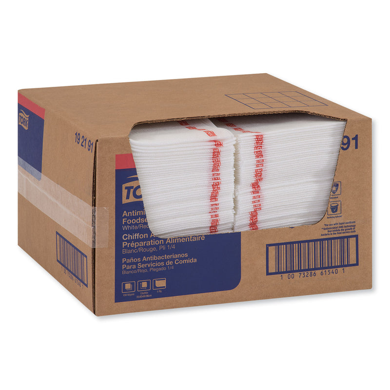 Tork Foodservice Cloth, 13 x 24, White, 150/Carton