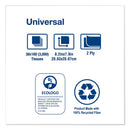 Tork Universal Facial Tissue, 2-Ply, White, 100 Sheets/Box, 30 Boxes/Carton