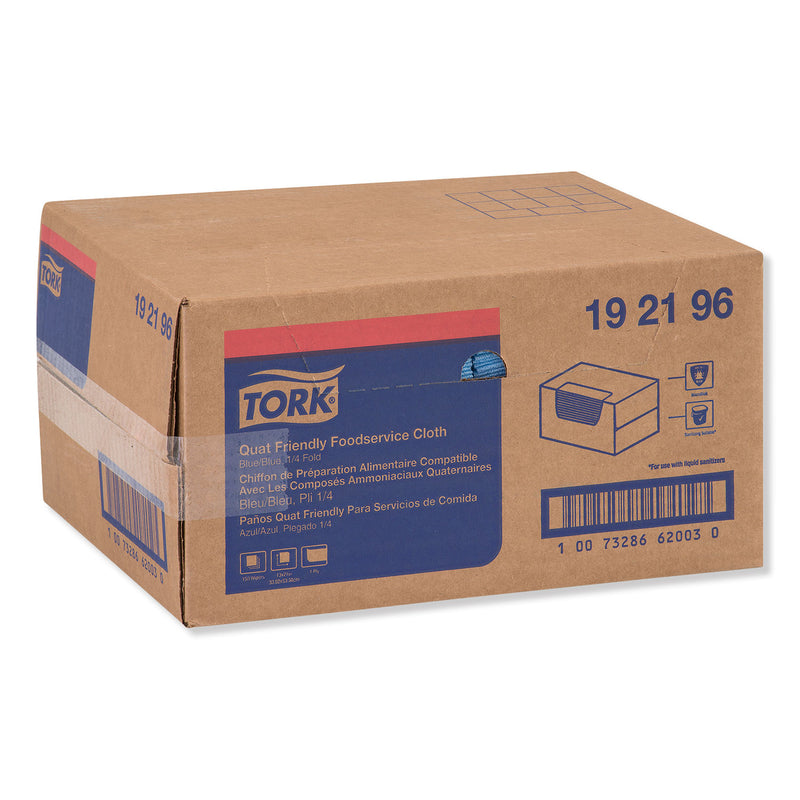 Tork Foodservice Cloth, 13 x 21, Blue, 150/Carton