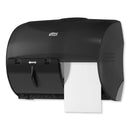 Tork Twin Bath Tissue Roll Dispenser for OptiCore, 11.06 x 7.18 x 8.81, Black