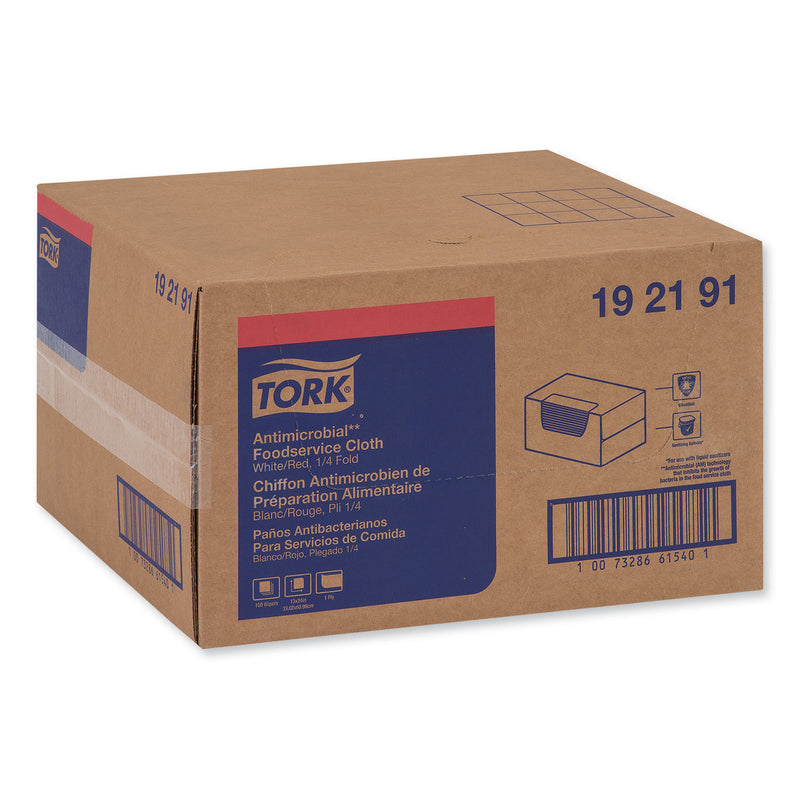Tork Foodservice Cloth, 13 x 24, White, 150/Carton