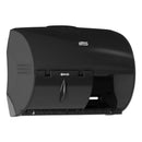 Tork Twin Bath Tissue Roll Dispenser for OptiCore, 11.06 x 7.18 x 8.81, Black