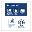 Tork Advanced Centerfeed Hand Towel, 2-Ply, 8.25 x 11.8, White, 610/Roll, 6/Carton