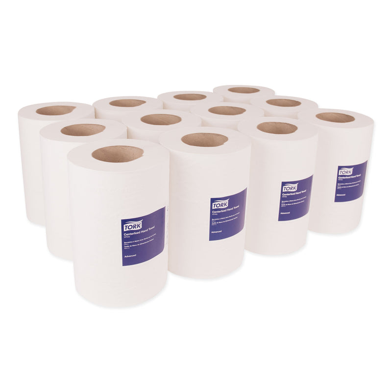 Tork Advanced Soft Mini Centerfeed Hand Towel, 2-Ply, 8.3 x 11.8, 266/Roll, 12 Rolls/Carton