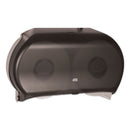 Tork Twin Jumbo Roll Bath Tissue Dispenser, 19.29 x 5.51 x 11.83, Smoke/Gray