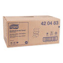 Tork Multifold Towels, 9.13 x 9.5, Natural White, 250/Pack, 16 Packs/Carton