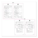 U Brands Cubicle Glass Dry Erase Undated One Week Calendar Board, 20 x 5.5, White