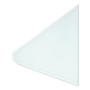 U Brands Cubicle Glass Dry Erase Board, 20 x 16, White