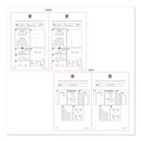 U Brands Cubicle Glass Dry Erase Undated Four Week Calendar Board, 23 x 12, White