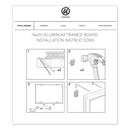 U Brands Magnetic Dry Erase Board, 20 x 16, White