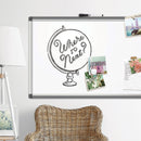 U Brands PINIT Magnetic Dry Erase Board, 24 x 18, White