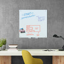 U Brands Magnetic Glass Dry Erase Board Value Pack, 36 x 36, White