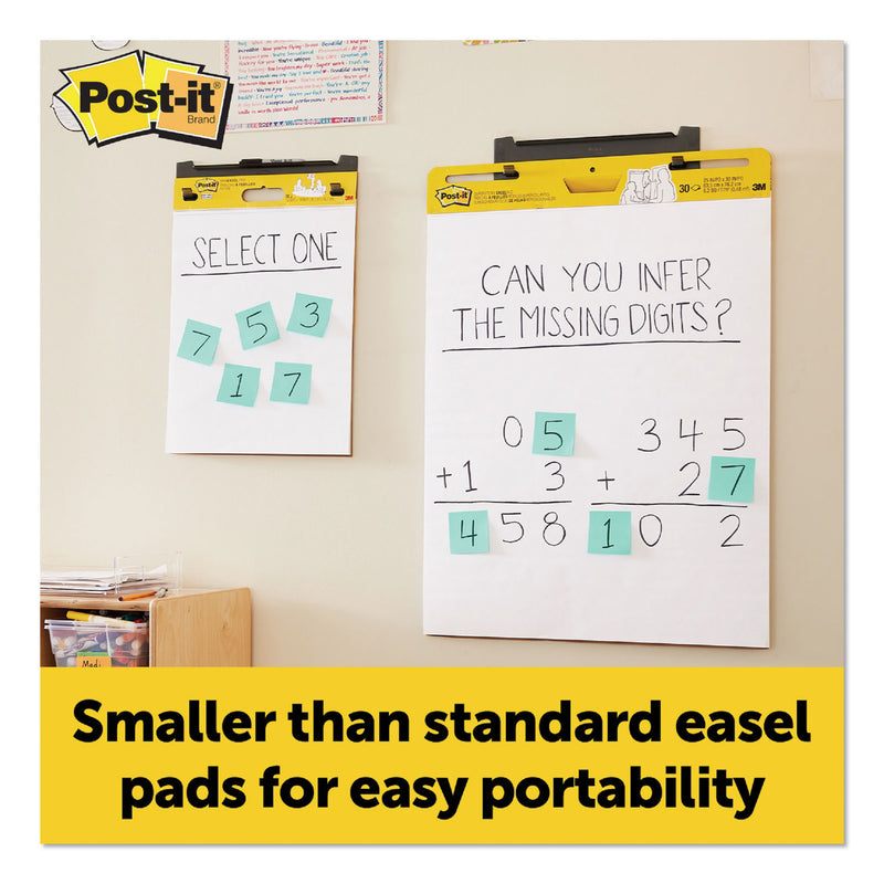 Post-it Vertical-Orientation Self-Stick Easel Pads, Unruled, 15 x 18, White, 20 Sheets, 2/Pack