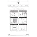 U Brands Tile Board Value Pack with Undated One Month Calendar, 14 x 14, White/Natural, 2/Set