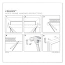 U Brands Magnetic Dry Erase Board with Decor Frame, 30 x 20, White Surface and Frame