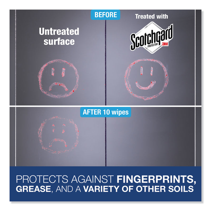 Mr. Clean Glass and Multi-Surface Cleaner with Scotchgard Protector, Apple, 1 Gal, Ready-To-Use, 2/Carton