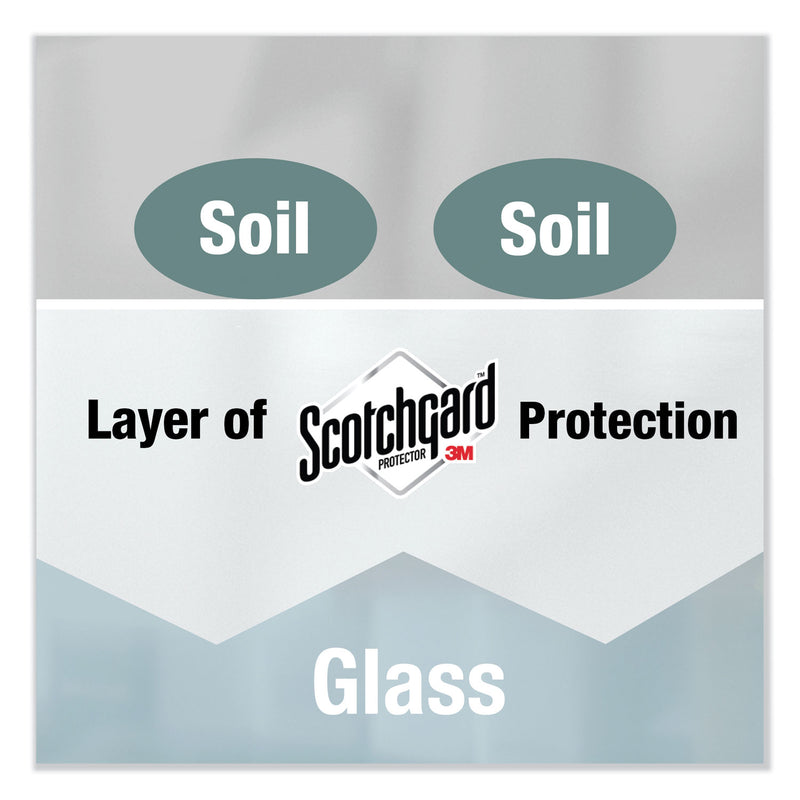 Mr. Clean Glass and Multi-Surface Cleaner with Scotchgard Protector, Apple, 1 Gal, Ready-To-Use, 2/Carton