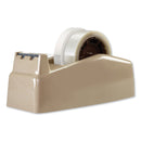 Scotch Two-Roll Desktop Tape Dispenser, 3" Core, High-Impact Plastic, Beige