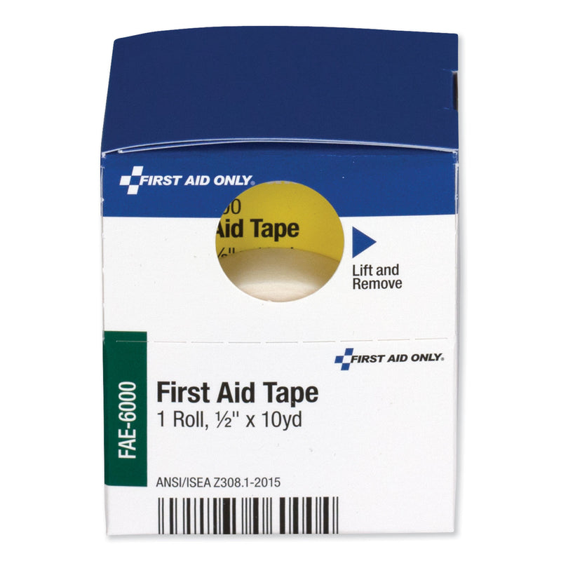 First Aid Only First Aid Tape, Acrylic, 0.5" x 10 yds, White