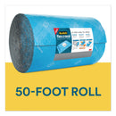 Scotch Flex and Seal Shipping Roll, 15" x 50 ft, Blue/Gray