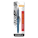 Zebra Sarasa Grand Gel Pen, Retractable, Medium 0.7 mm, Black Ink, Turquoise Barrel