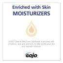 GOJO Clear and Mild Foam Handwash Refill, For ADX-7 Dispenser, Fragrance-Free, 700 mL, Clear, 4/Carton