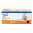 Scott Essential 100% Recycled Fiber JRT Bathroom Tissue, Septic Safe, 2-Ply, White, 3.55" x 1,000 ft, 4 Rolls/Carton