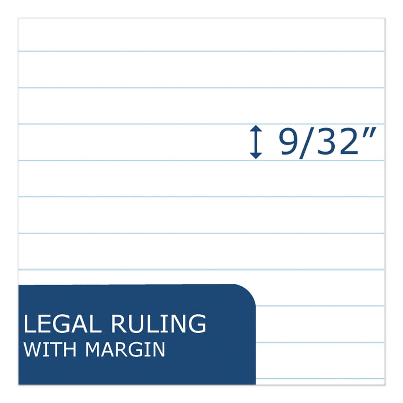 Roaring Spring Recycled Legal Pad, Wide/Legal Rule, 40 White 8.5 x 11 Sheets, Dozen