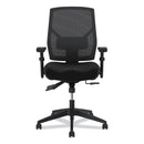 HON Crio High-Back Task Chair with Asynchronous Control, Supports Up to 250 lb, 18" to 22" Seat Height, Black