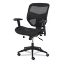 HON Prominent High-Back Task Stool, Supports Up to 250 lb, 15.94" to 19.69" Seat Height, Black