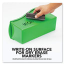 Storex Interlocking Book Bins with Clear Label Pouches, 4.75" x 12.63" x 7", Assorted Colors, 5/Pack