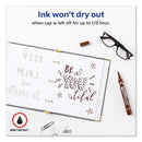 Avery MARKS A LOT Large Desk-Style Permanent Marker, Broad Chisel Tip, Brown, Dozen (8881)